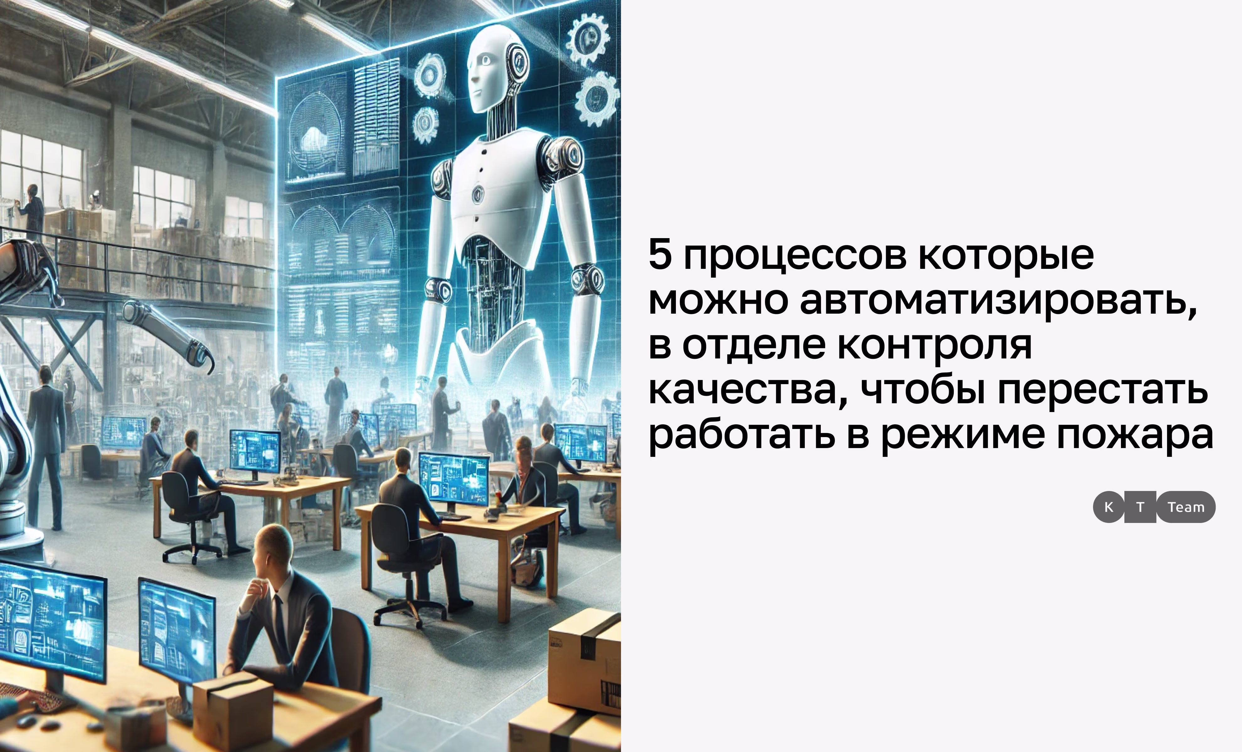 5 процессов, которые можно автоматизировать в отделе контроля качества, чтобы перестать работать в режиме пожара
