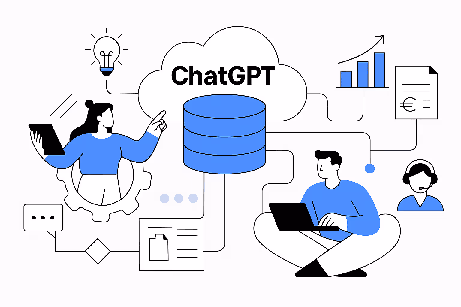 Как использовать нейросети и ChatGPT в бизнесе для автоматизации процессов, снижения затрат и повышения клиентского сервиса